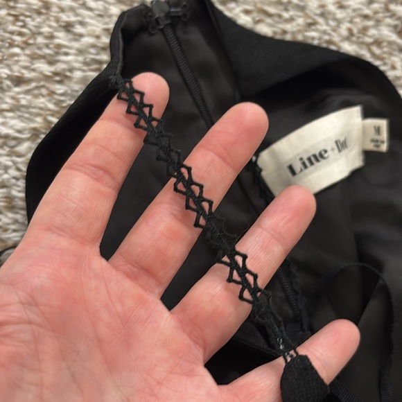 Line + Dot black pleated dress M - Picture 7 of 8